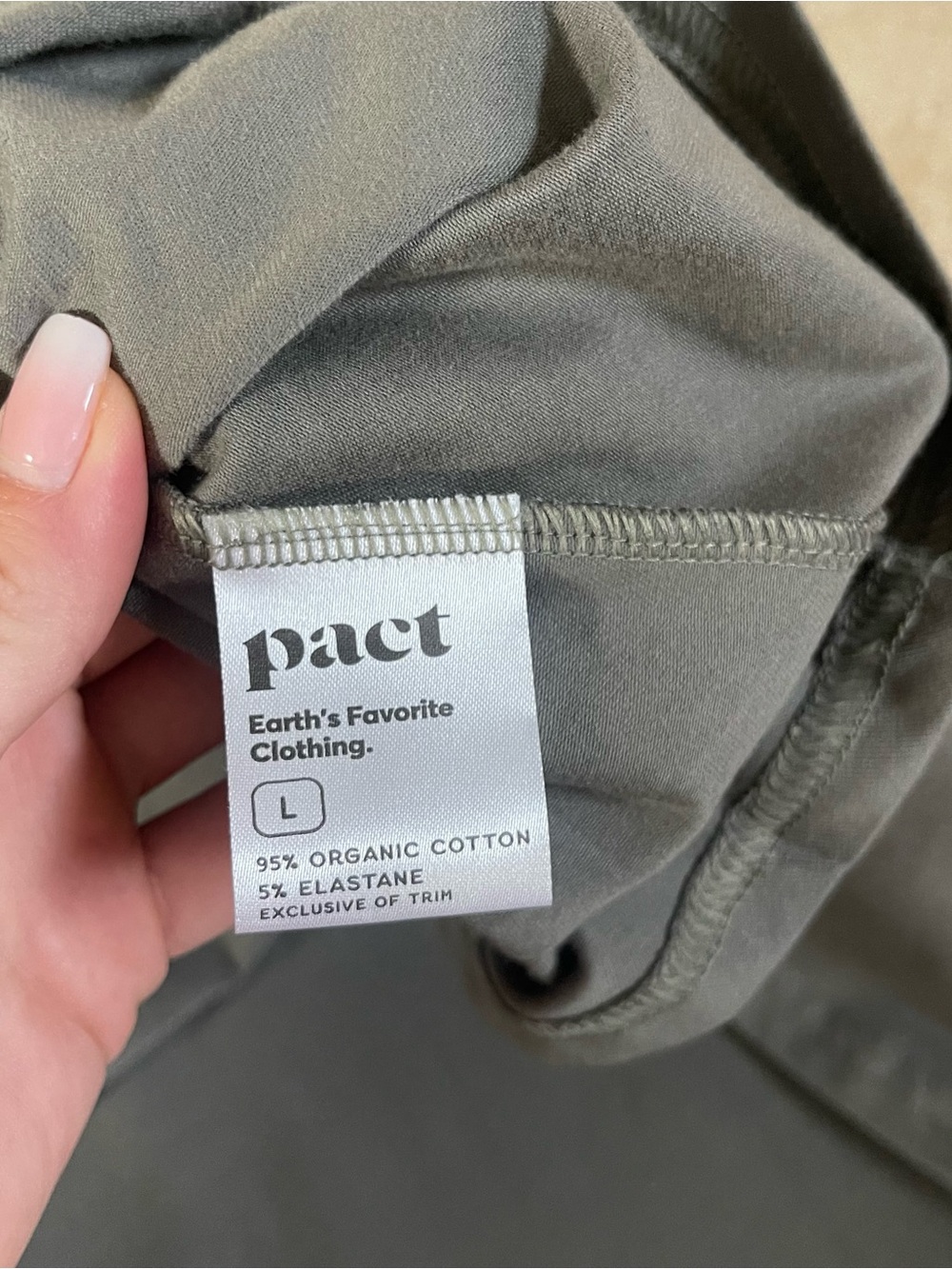 Pact Organic Cotton Gray Sleeveless Mock Neck Fit Flare Midi Dress Womens L - Picture 9 of 10